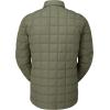 Rab Men’s Downtime Shirt Down Insulated Button-Down Jacket for Hiking, Camping & Casual Use(Light Khaki)