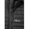 Rab Men’s Microlight Alpine 700-Fill Down Hooded Puffer Jacket for Hiking & Skiing(Black)