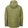 Rab Men’s Microlight Alpine 700-Fill Down Hooded Puffer Jacket for Hiking & Skiing(Chlorite Green)