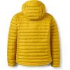 Rab Men’s Microlight Alpine 700-Fill Down Hooded Puffer Jacket for Hiking & Skiing(Dark Pollen)