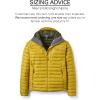 Rab Men’s Microlight Alpine 700-Fill Down Hooded Puffer Jacket for Hiking & Skiing(Dark Pollen)