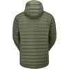 Rab Men’s Microlight Alpine 700-Fill Down Hooded Puffer Jacket for Hiking & Skiing(Light Khaki)