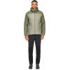 Rab Men’s Microlight Alpine 700-Fill Down Hooded Puffer Jacket for Hiking & Skiing(Light Khaki/Stone)