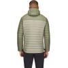 Rab Men’s Microlight Alpine 700-Fill Down Hooded Puffer Jacket for Hiking & Skiing(Light Khaki/Stone)