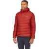 Rab Men’s Microlight Alpine 700-Fill Down Hooded Puffer Jacket for Hiking & Skiing(Tuscan Red)