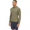 Rab Men’s Sonic Hoody – Lightweight Breathable Baselayer Shirt for Hiking & Trail Running(Light Khaki)