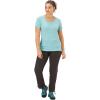 Rab Women’s Wisp Tee Breathable Short-Sleeve T-Shirt for Hiking, Climbing, & Casual(Meltwater Marl)