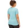 Rab Women’s Wisp Tee Breathable Short-Sleeve T-Shirt for Hiking, Climbing, & Casual(Meltwater Marl)
