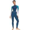 Roxy Womens 3/2 Roxy Rise Collection Back Zip GBS Wetsuit(Iodine Blue)