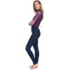 Roxy Womens 3/2 Roxy Rise Collection Back Zip GBS Wetsuit(Navy Nights/Red Plum/Garnet)