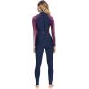 Roxy Womens 3/2 Roxy Rise Collection Back Zip GBS Wetsuit(Navy Nights/Red Plum/Garnet)