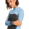 Roxy Womens 3/2mm Swell Series Back Zip Fullsuit Wetsuit(Jet/Boy Blue)