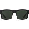 SPY Optic Cyrus, Square Sunglasses, Color and Contrast Enhancing Lenses(Black/Happy Gray/Green)