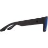 SPY Optic Cyrus, Square Sunglasses, Color and Contrast Enhancing Lenses(Soft Matte Black/Bronze With Light Blue Spectra)