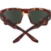 SPY Optic Cyrus, Square Sunglasses, Color and Contrast Enhancing Lenses(Soft Matte Camo Tort/Happy Gray/Green)