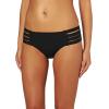 Seafolly Women’s Multi Strap Hipster Full Coverage Bikini Bottom Swimsuit(Active Black)
