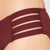 Seafolly Women’s Multi Strap Hipster Full Coverage Bikini Bottom Swimsuit(Active Plum)