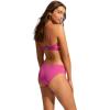 Seafolly Women’s Multi Strap Hipster Full Coverage Bikini Bottom Swimsuit(Eco Collective Hot Pink)
