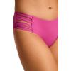 Seafolly Women’s Multi Strap Hipster Full Coverage Bikini Bottom Swimsuit(Eco Collective Hot Pink)