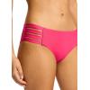 Seafolly Women’s Multi Strap Hipster Full Coverage Bikini Bottom Swimsuit(Eco Collective Raspberry)