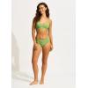 Seafolly Women’s Multi Strap Hipster Full Coverage Bikini Bottom Swimsuit(Eco Collective Sage)