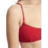 Seafolly Women’s Standard Bralette Bikini Top Swimsuit with Clip Back(Sea Dive Chilli Red)