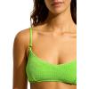 Seafolly Women’s Standard Bralette Bikini Top Swimsuit with Clip Back(Sea Dive Jasmine Green)