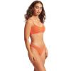 Seafolly Women’s Standard Bralette Bikini Top Swimsuit with Clip Back(Sea Dive Mandarin)