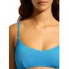 Seafolly Women’s Standard Bralette Bikini Top Swimsuit with Clip Back(Sea Dive Turquoise)