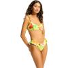 Seafolly Women’s Standard Bralette Bikini Top Swimsuit with Clip Back(Tropique Aloe Gel)