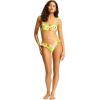 Seafolly Women’s Standard Bralette Bikini Top Swimsuit with Clip Back(Tropique Aloe Gel)