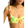 Seafolly Women’s Standard Bralette Bikini Top Swimsuit with Clip Back(Tropique Aloe Gel)