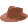 Stetson Stratoliner Fedora Fur Felt Cowboy Hat(Walnut)
