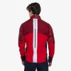 Swix Men’s Dynamic Hybrid Breathable Windproof Active Outdoor Cross Country Skiing Winter Sports Insulated Jacket(Rhubarb Red/Swix Red)