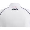 Swix Men’s Racex Classic Half Zip Long Sleeve Quick-Drying Stretch Slim Fit Baselayer Top(Bright White/Dark Navy)