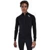 Swix Men’s Racex Half Zip Wind-Resistant Quick-Drying Slim Fit Long Sleeve Baselayer Top(Black)