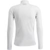 Swix Men’s Racex Half Zip Wind-Resistant Quick-Drying Slim Fit Long Sleeve Baselayer Top(Bright White)