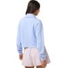 TravisMathew Women’s Skyloft Soft 1/2 Zip(Brunnera Blue)