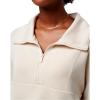 TravisMathew Women’s Skyloft Soft 1/2 Zip(Heather Brazilian Sand)