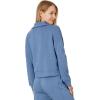 TravisMathew Women’s Skyloft Soft 1/2 Zip(Heather Moonlight Blue)