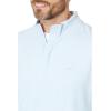TravisMathew mens Cloud Quarter Zip 2.0(Heather Kentucky Blue)
