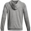 Under Armour Men’s Rival Fleece Sportstyle Logo Hoodie((025) Castlerock Light Heather / / White)