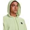 Under Armour Men’s Rival Fleece Sportstyle Logo Hoodie((369) Phosphor Green / / Onyx White)