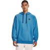 Under Armour Men’s Rival Fleece Sportstyle Logo Hoodie((437) Petrol Blue Light Heather / / Onyx White)