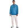 Under Armour Men’s Rival Fleece Sportstyle Logo Hoodie((437) Petrol Blue Light Heather / / Onyx White)