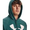 Under Armour Men’s Rival Fleece Sportstyle Logo Hoodie((722) Coastal Teal / / Onyx White)