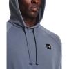 Under Armour Men’s Rival Fleece Sportstyle Logo Hoodie((767) Aurora Purple / / Onyx White)