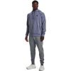 Under Armour Men’s Rival Fleece Sportstyle Logo Hoodie((767) Aurora Purple / / Onyx White)
