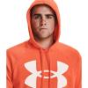 Under Armour Men’s Rival Fleece Sportstyle Logo Hoodie((866) Orange Blast / / Onyx White)