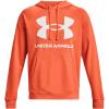 Under Armour Men’s Rival Fleece Sportstyle Logo Hoodie((866) Orange Blast / / Onyx White)
